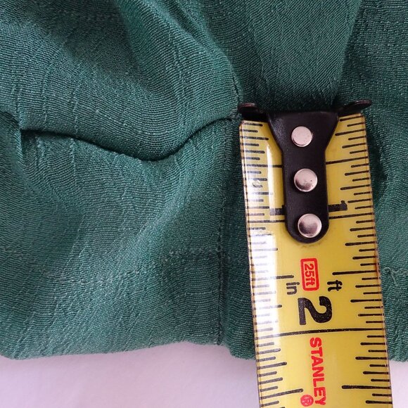 EeSome Green Sleeveless Romper Women Size S Tie Shoulder Straps Elastic Waist - Picture 9 of 9